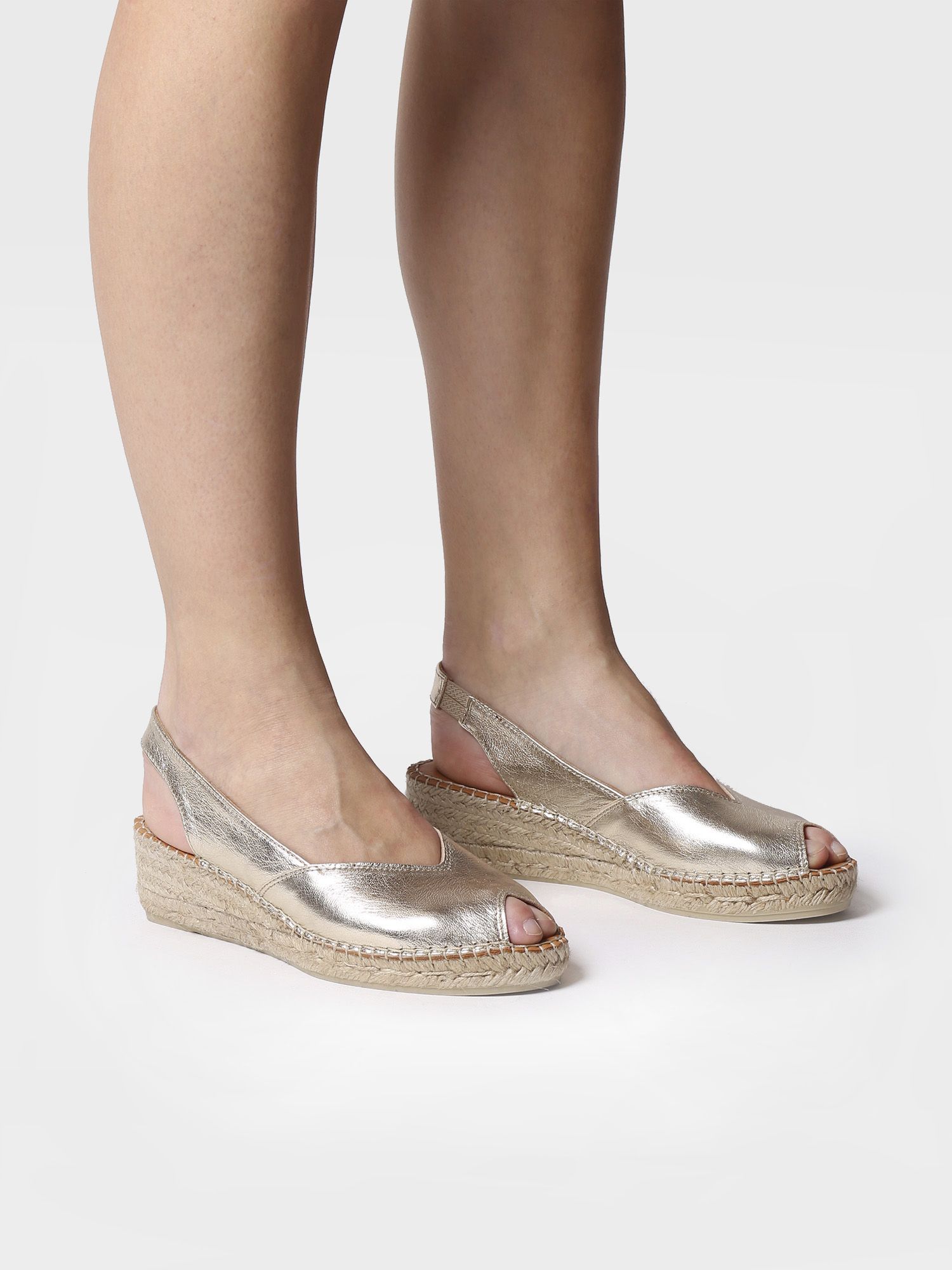 Alpargatas de cuero para mujer | BERNIA-P