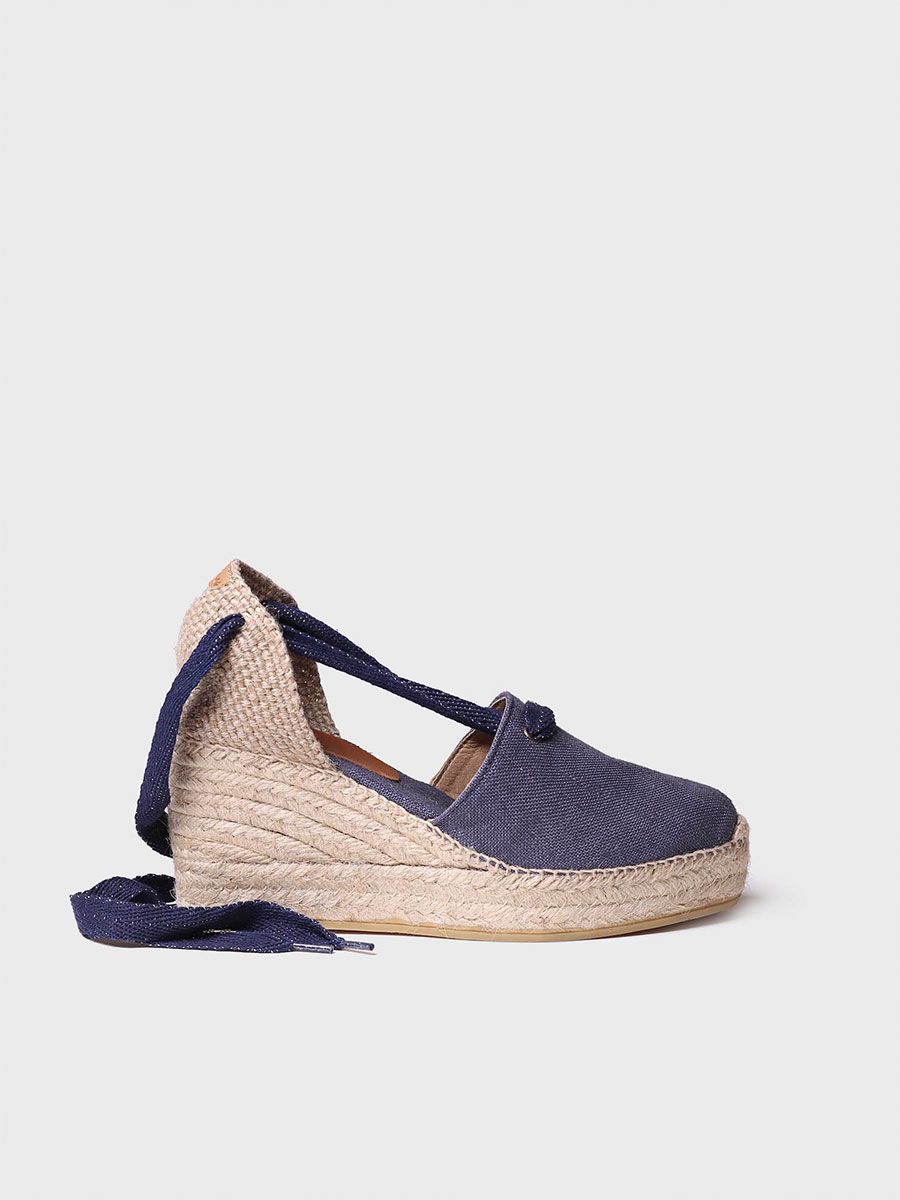 Alpargatas mujer con cordones | LISA-NT
