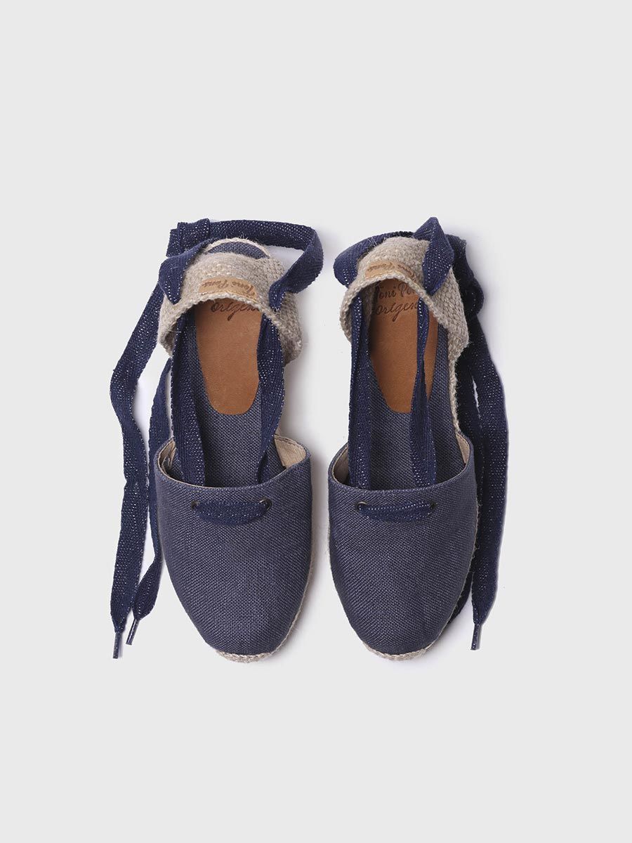 Alpargatas mujer con cordones | LISA-NT