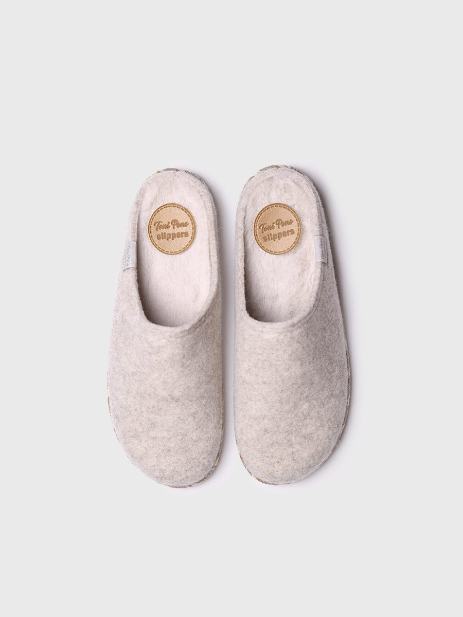 Slippers para mujer en fieltro | DELI-FP