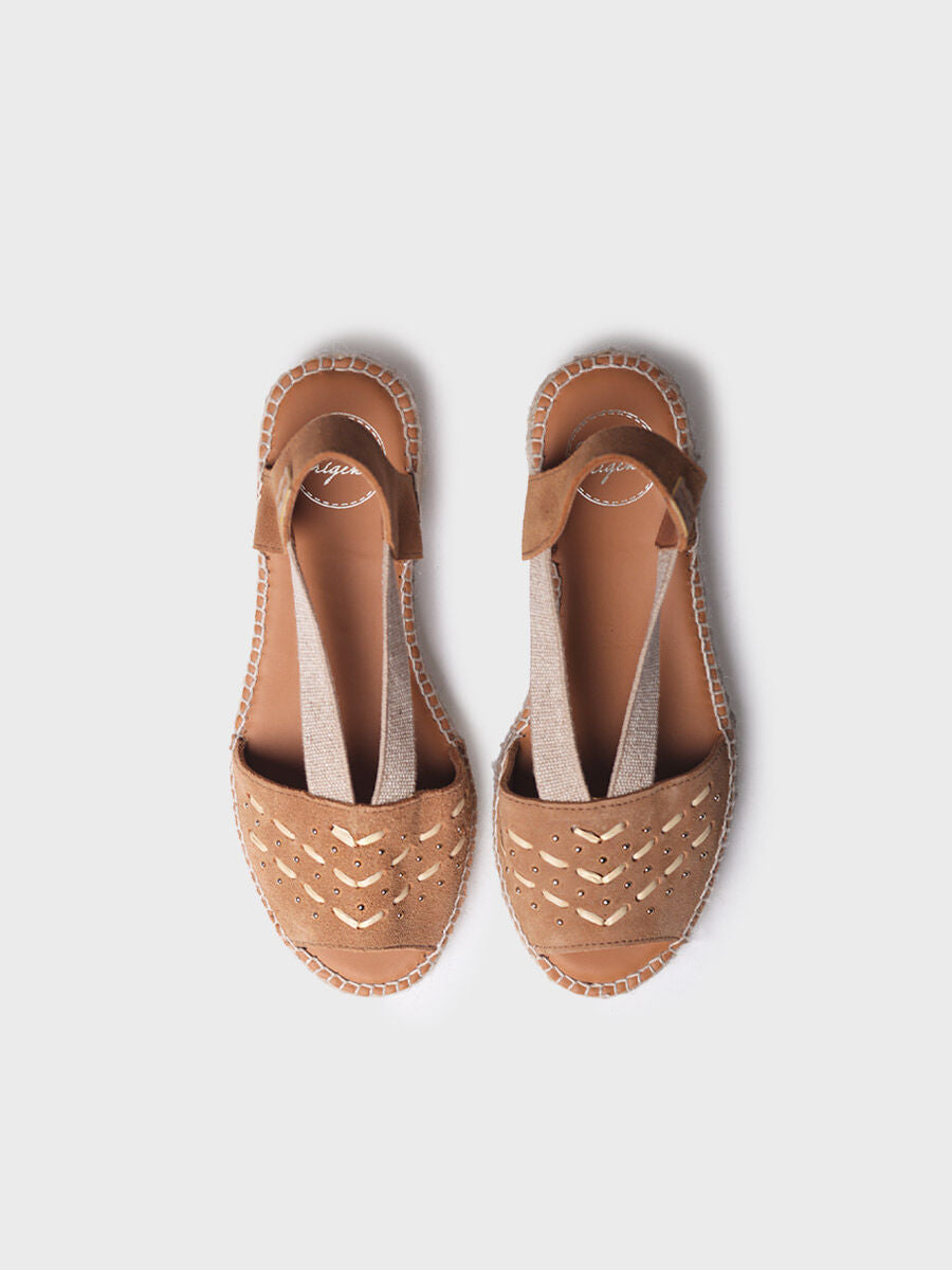Alpargatas de cuero para mujer | EDITH