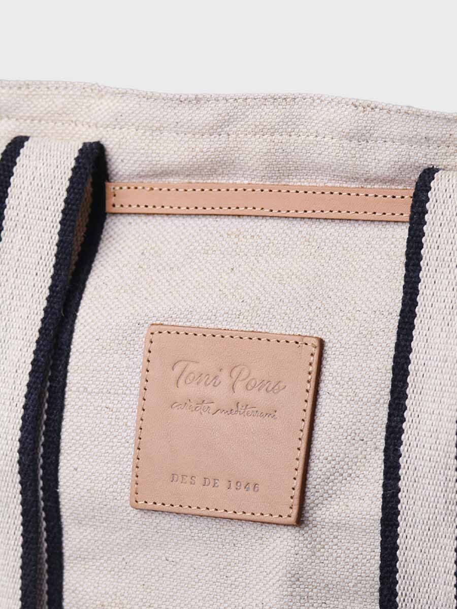 Bolso shopper en yute y algodón | LOIRA
