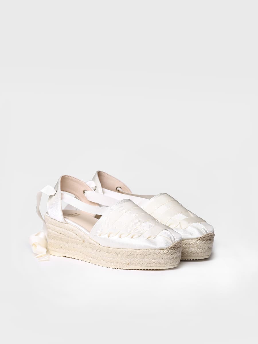 Alpargatas mujer con cordones | AMELIE