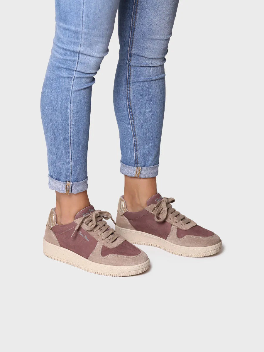 Sneaker para mujer en serraje | ATENEA