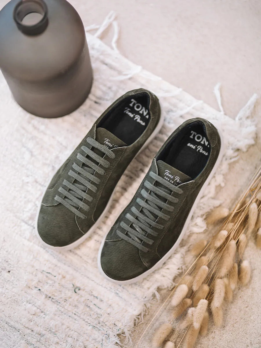 Tenis para hombre en piel con cordones | DALMAU