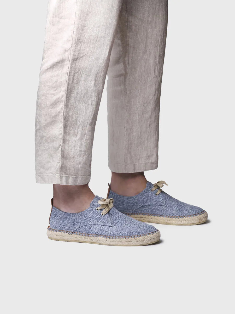 Alpargatas cerradas de hombre con cordones | DAVID-BM