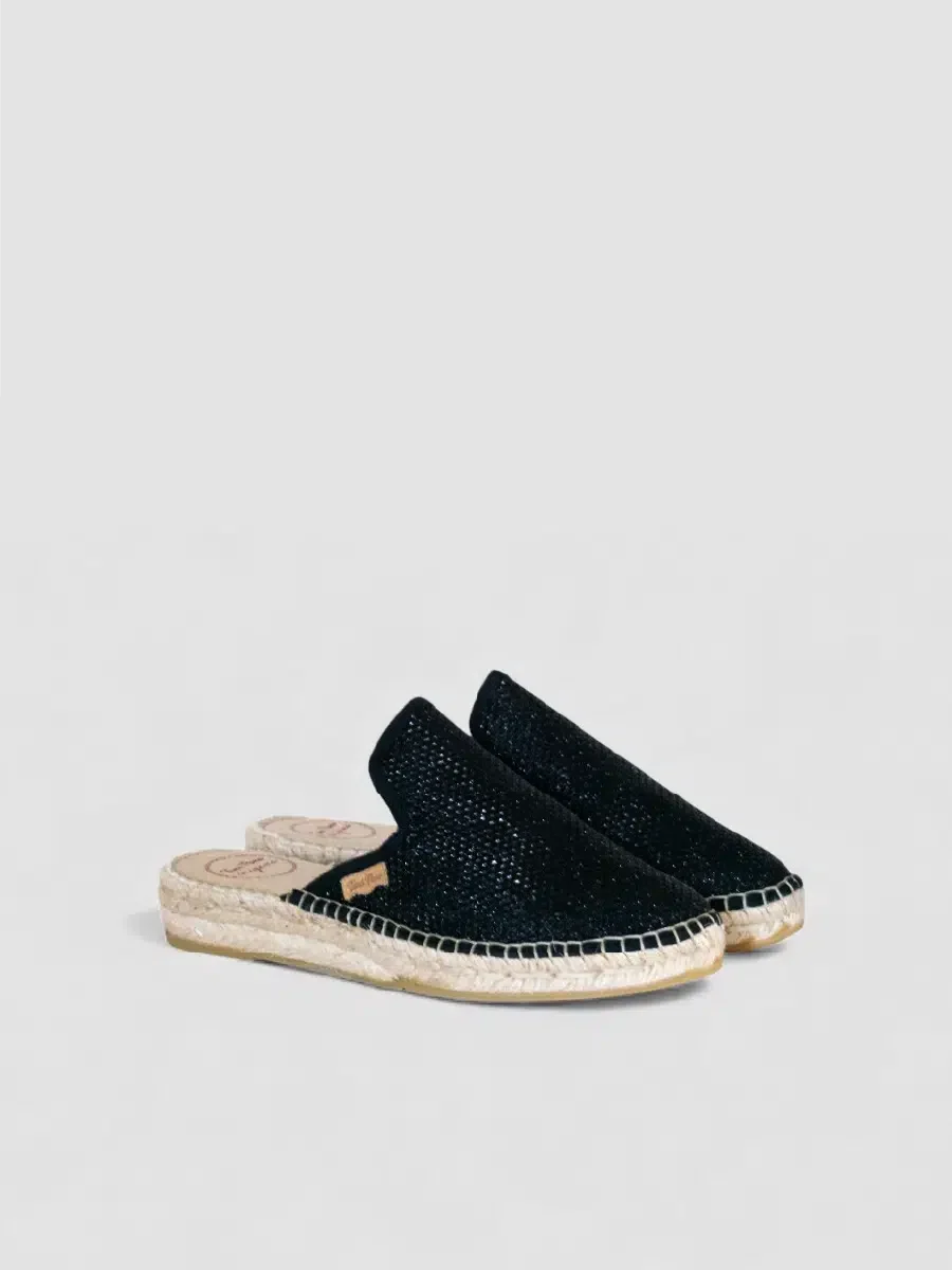Mule tipo alpargata para mujer con acabado brillante | JUNE-S