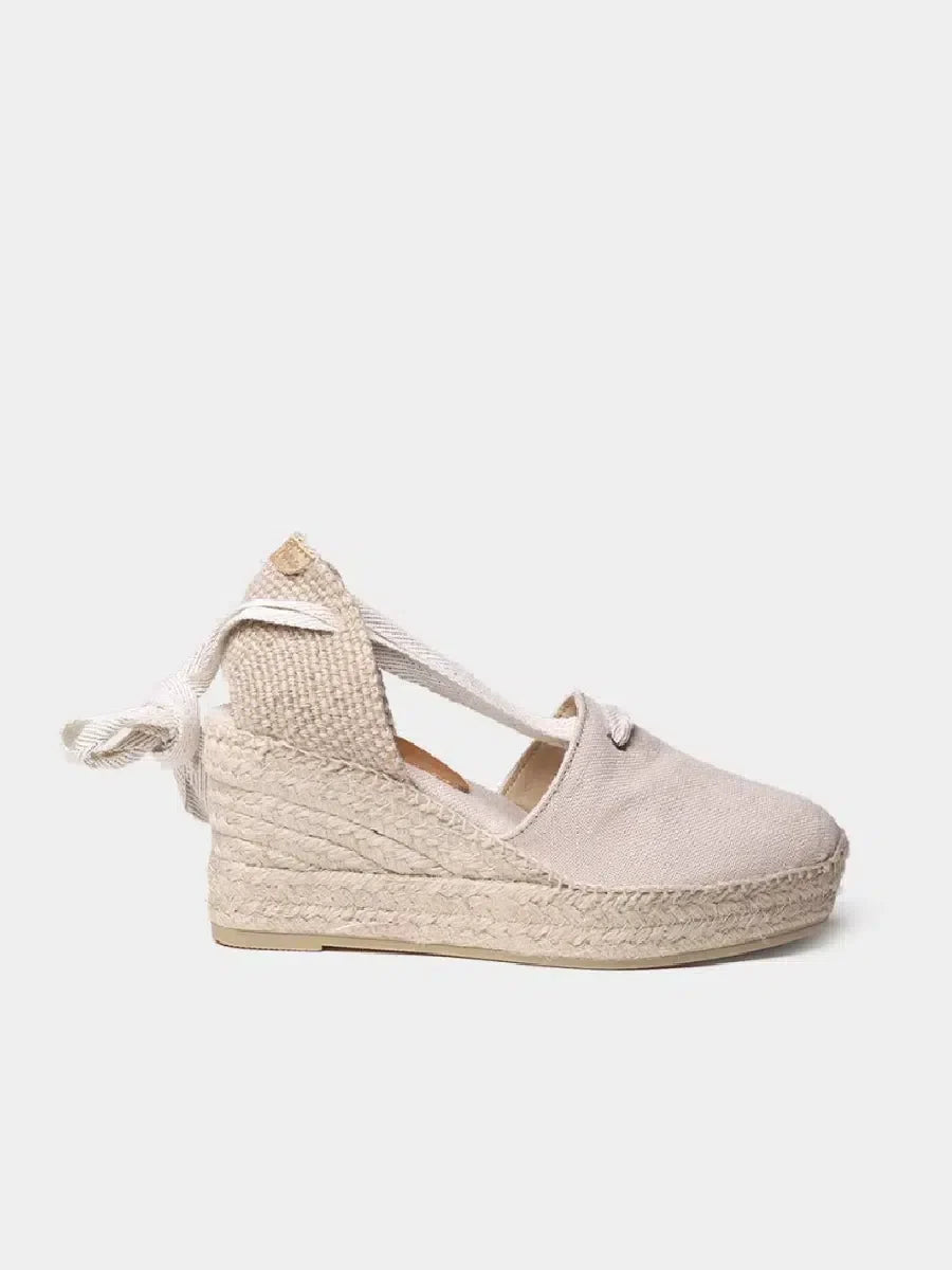 Alpargatas mujer con cordones | LISA-NT