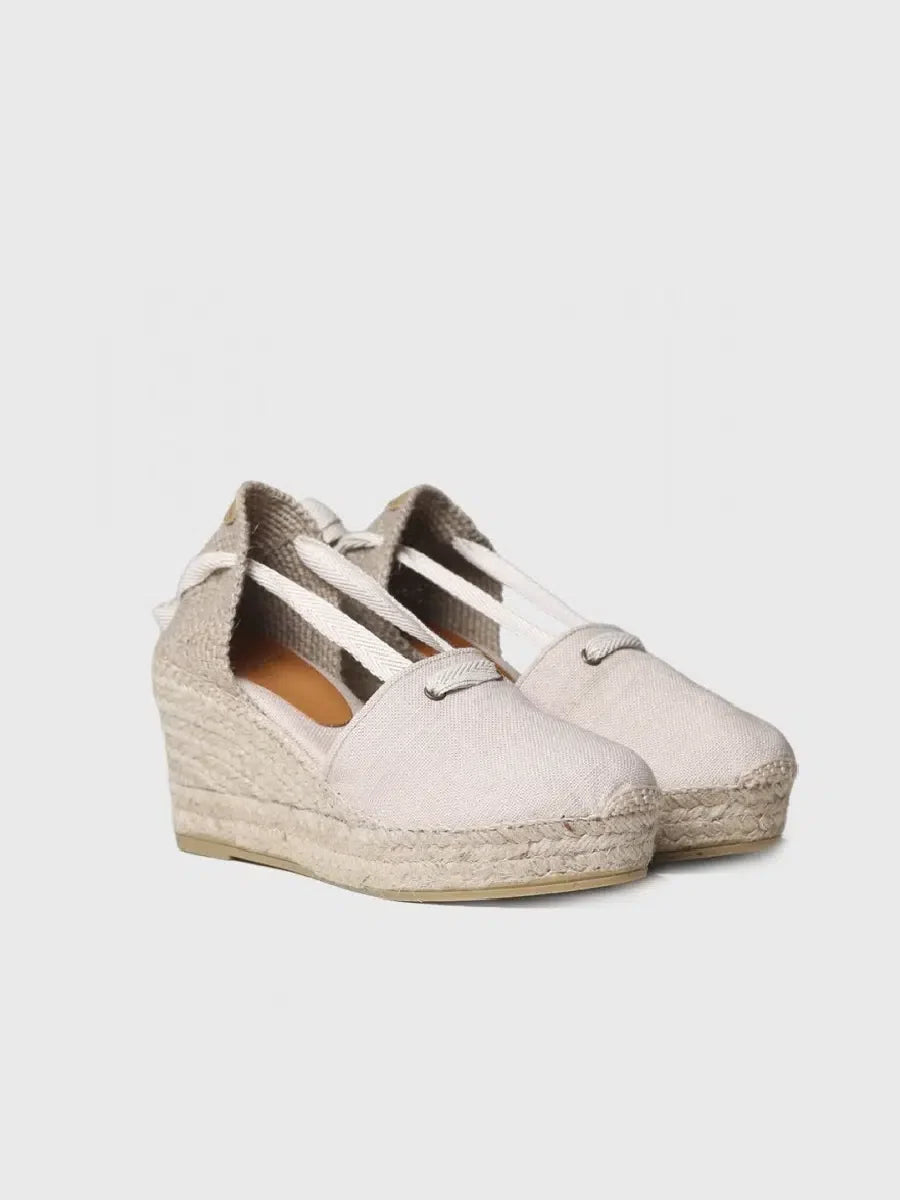 Alpargatas mujer con cordones | LISA-NT