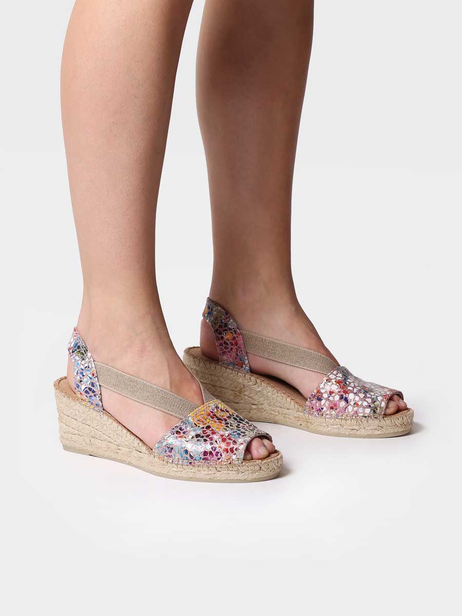 Zapatillas de esparto con cuña | TEIDE-PM