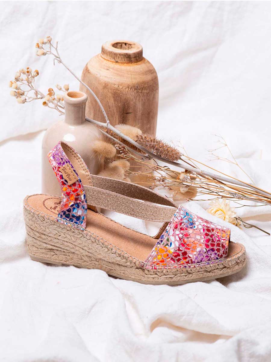 Zapatillas de esparto con cuña | TEIDE-PM