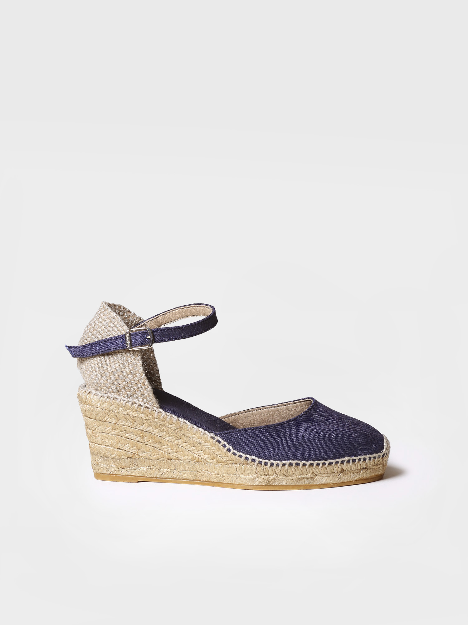 Sandalias de cuña alta