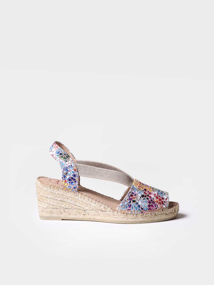 Alpargatas de cuña altas