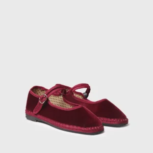 Mary Jane para mujer en terciopelo | CLOE - Thumbnail Image 2