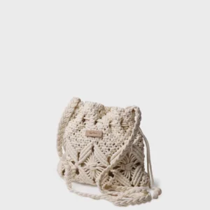 Bolso tipo bombonera en macramé | MIREIA - Thumbnail Image 2