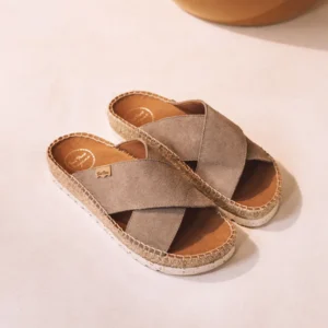 Sandalia plana con tiras cruzadas | BALI-A - Thumbnail Image 1