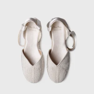 Alpargatas de novia de mujer con cintas | CORALIE - Thumbnail Image 3
