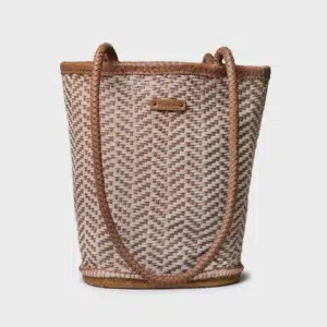 Bolso en piel trenzada para mujer | BEGUR80 - Thumbnail Image 1