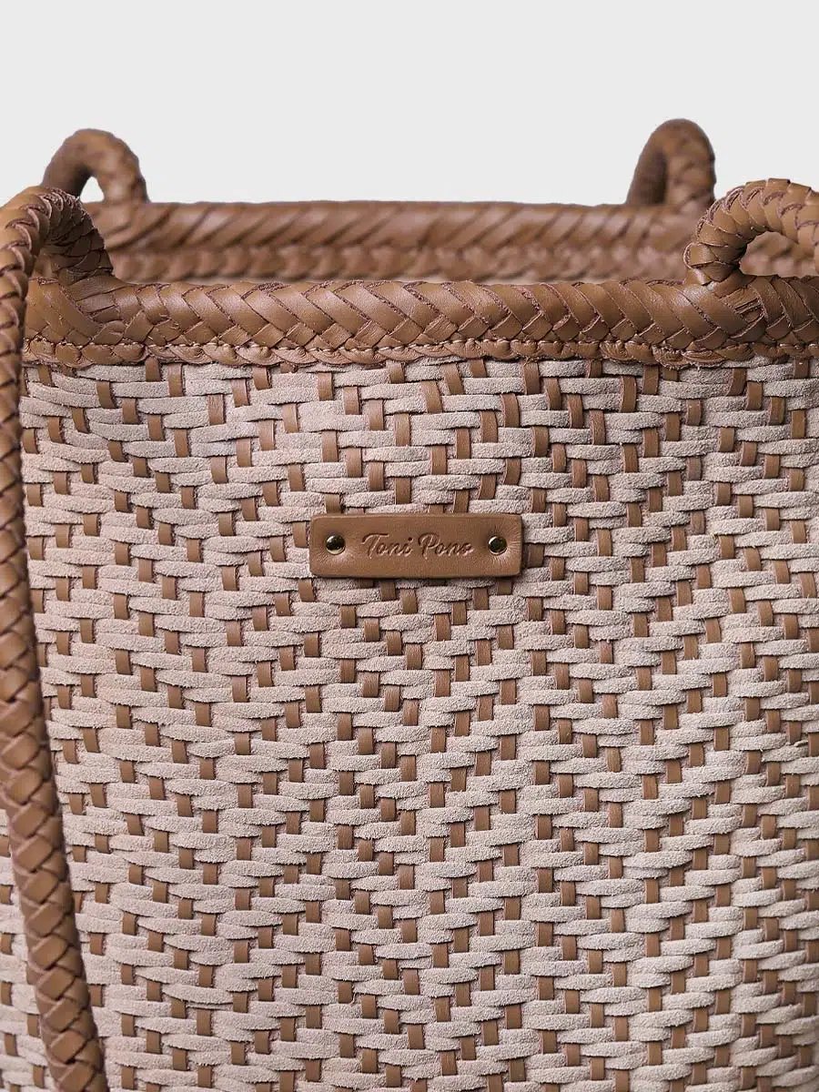 Bolso en piel trenzada para mujer | BEGUR80 - Imagen 2